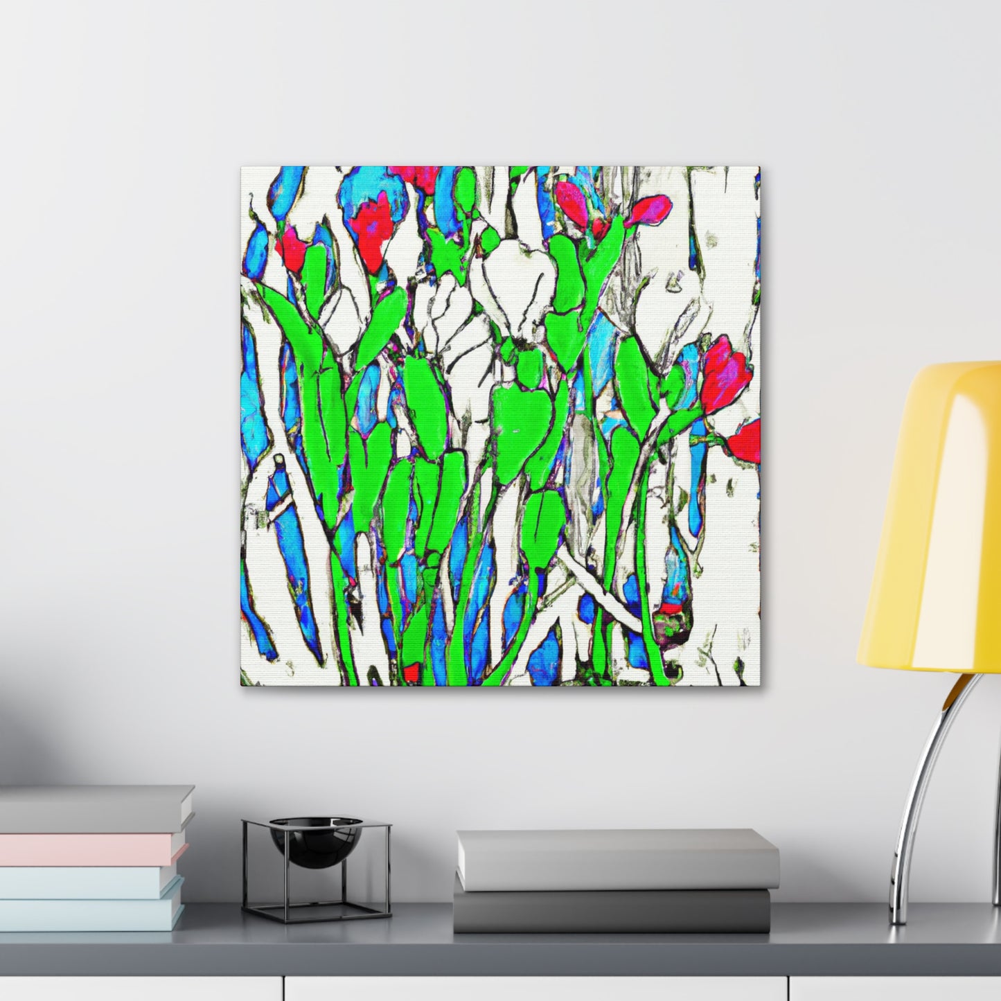 "Tulip Dreamscape Abstraction" - Canvas