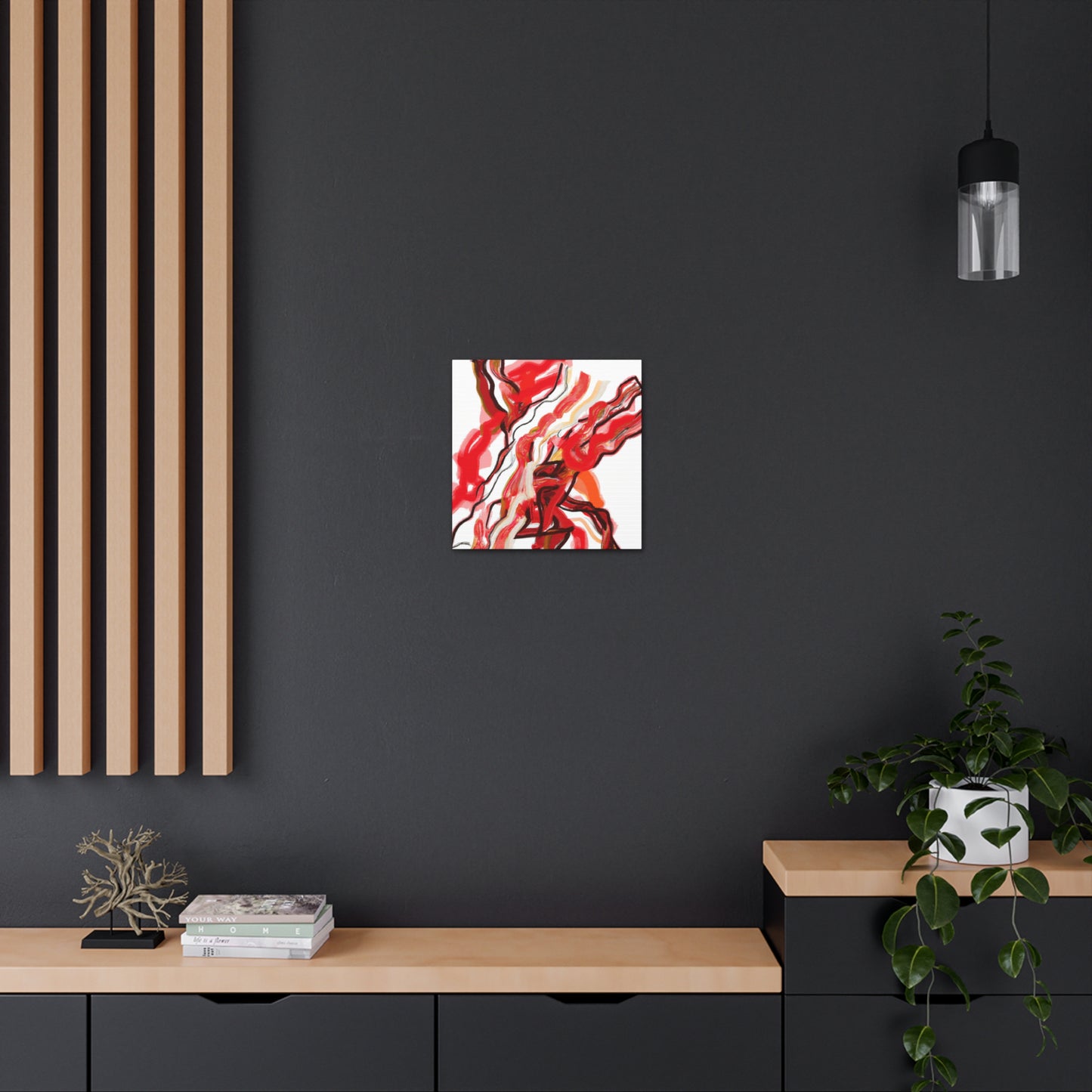 Bacon Emotion Dripping - Canvas