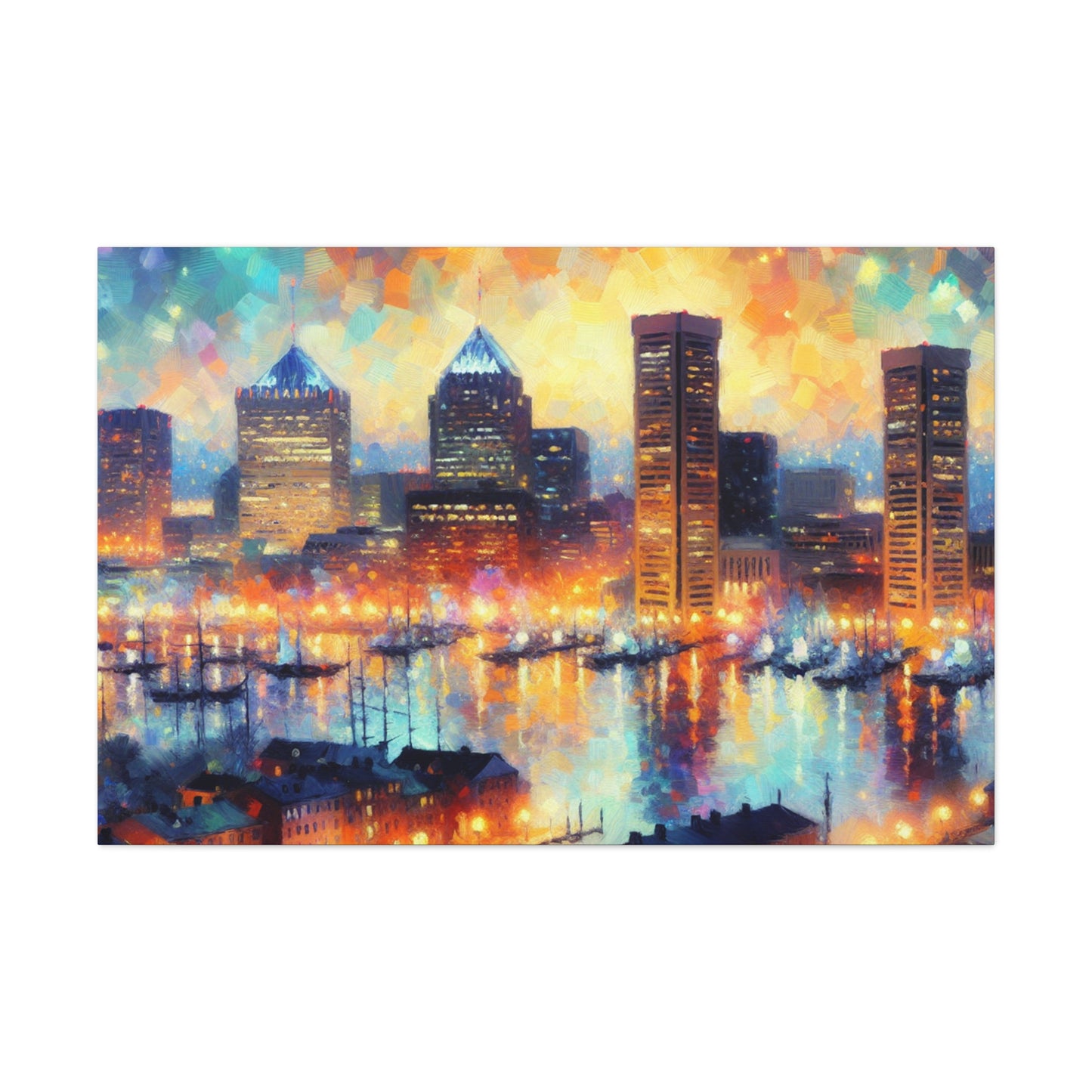 "Harbor Haven's Historic Charm" - Canvas