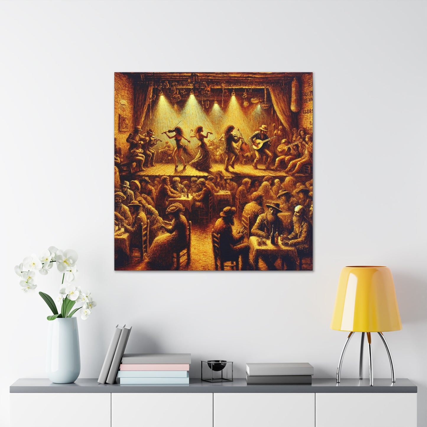 Enchanting Cabaret Revelry - Canvas