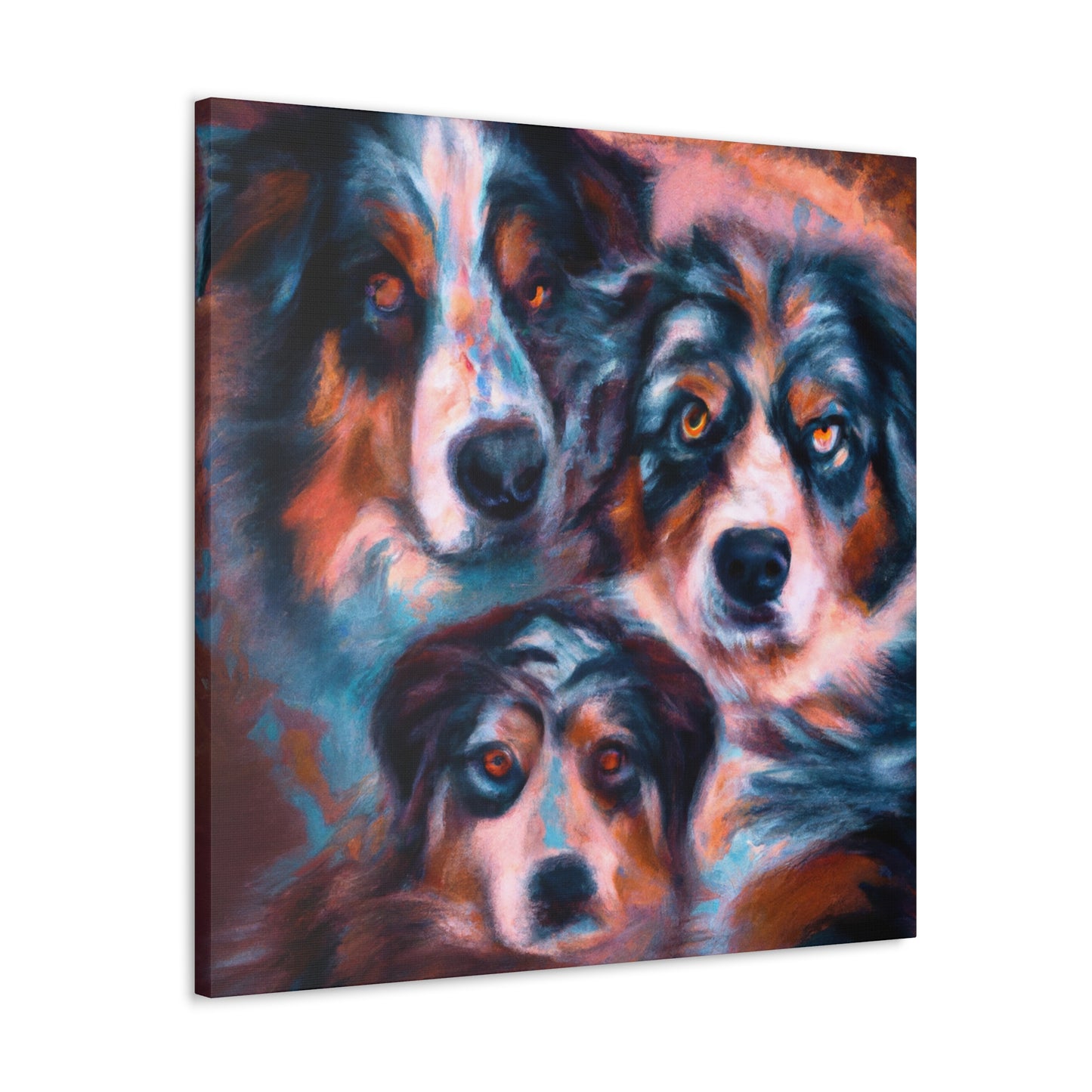 "Aussie Shepherd Surrealism" - Canvas