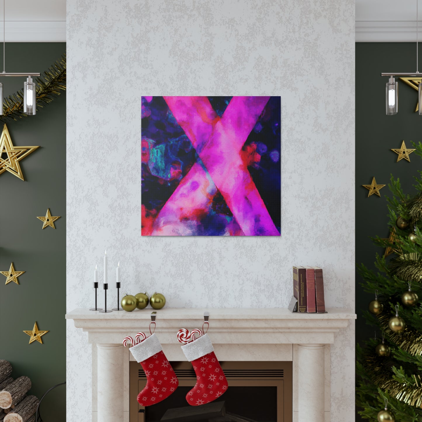 "X in Abstraction Form" - Canvas