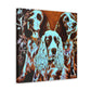 "Lively English Springer Spaniel" - Canvas