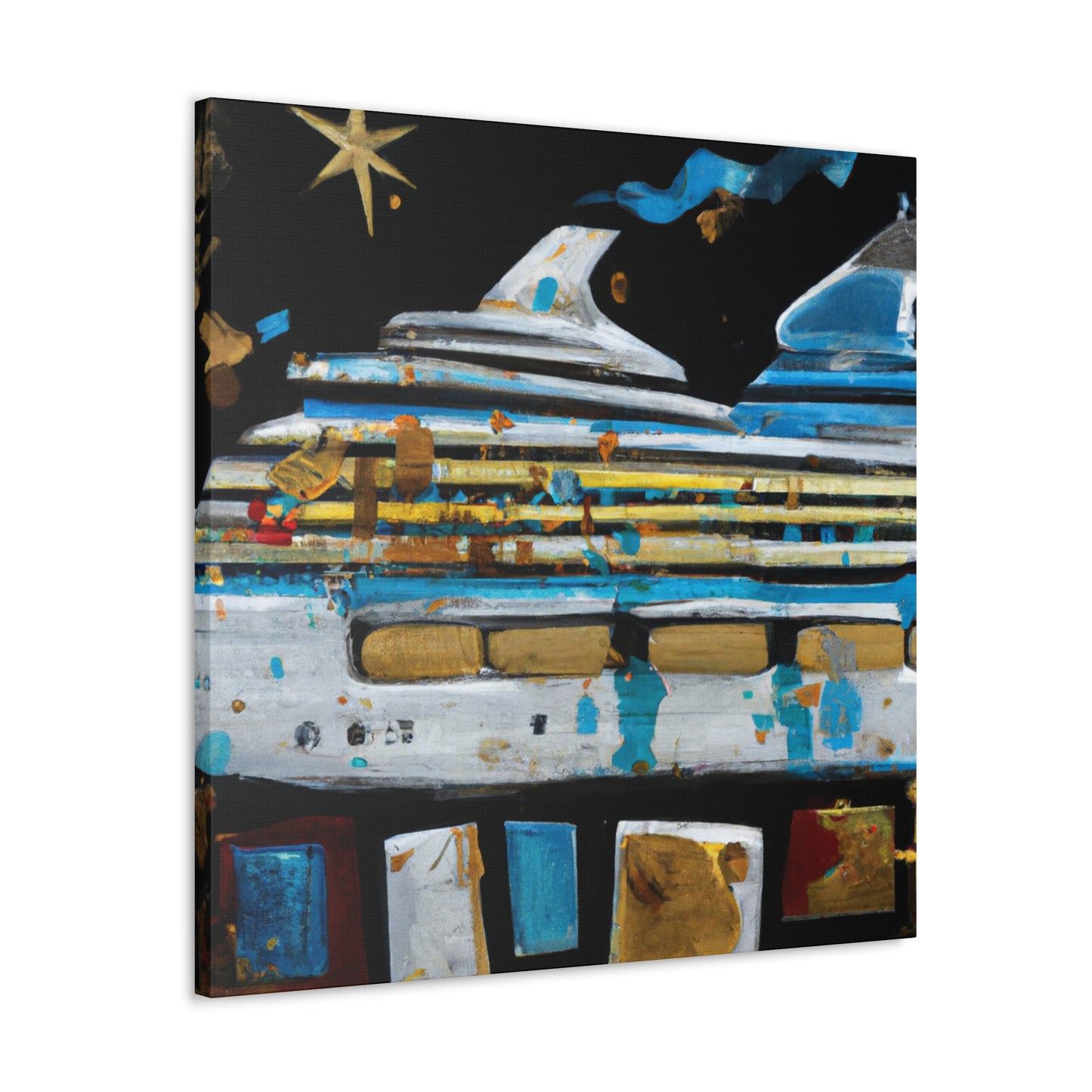 Cruise Ship Paradise. - Canvas