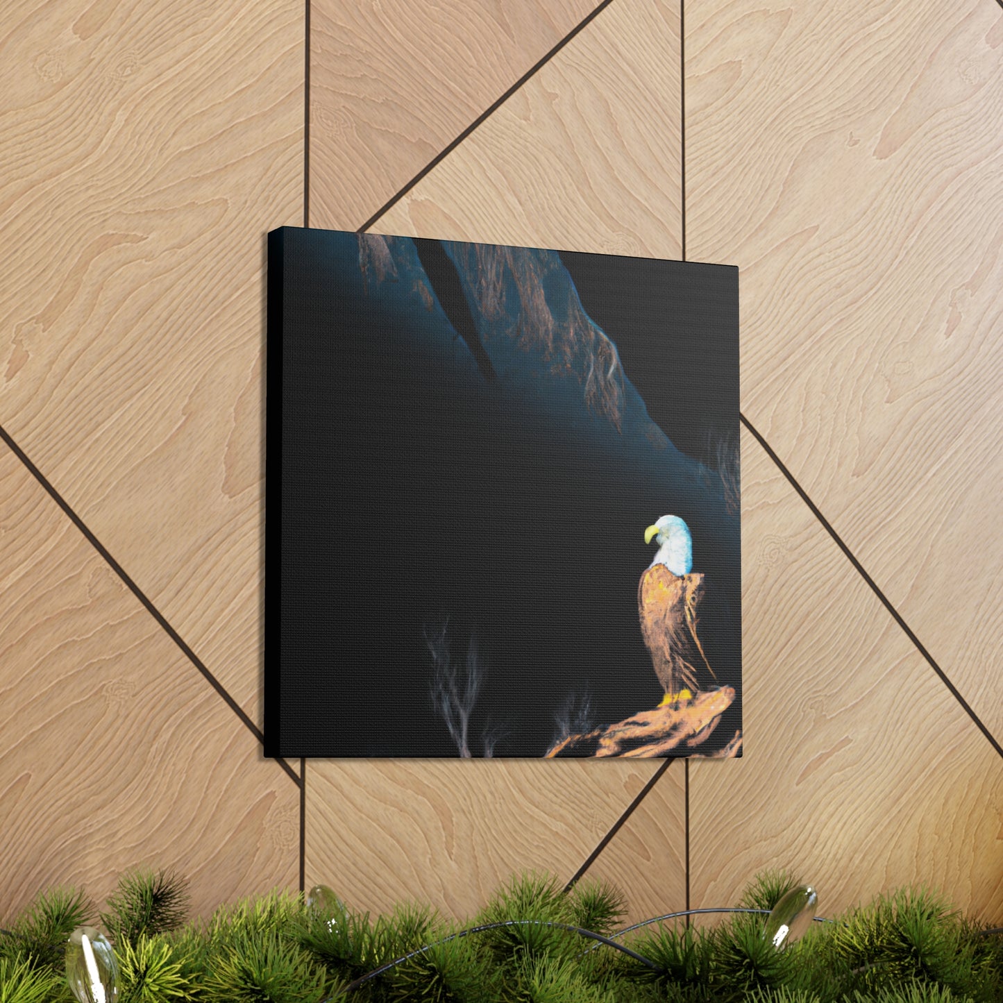 "Bald Eagle in Flight" - Canvas