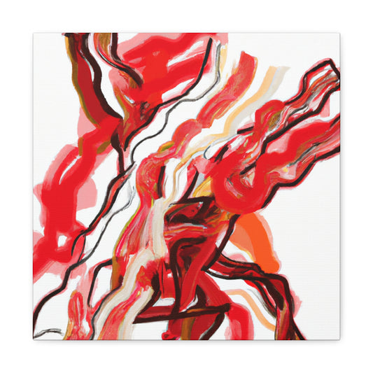 Bacon Emotion Dripping - Canvas