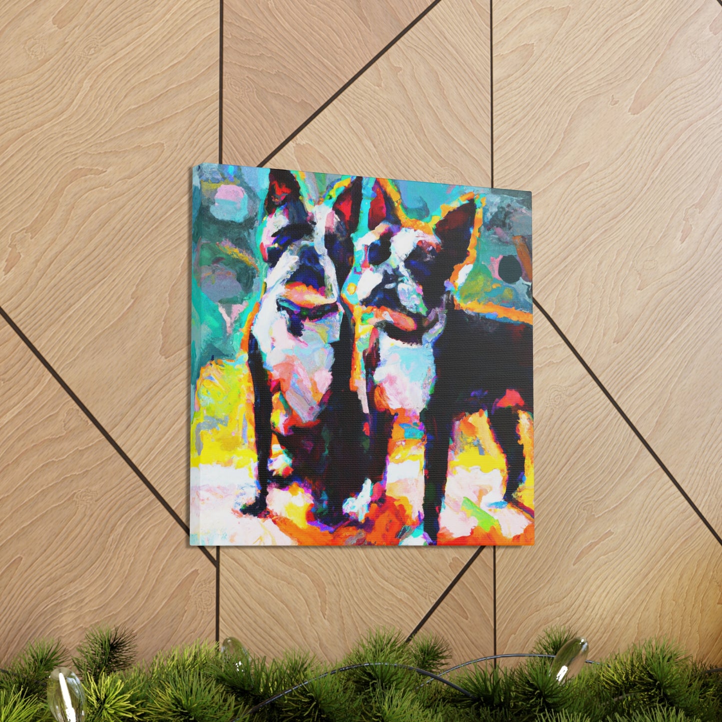 Boston Terrier Impression - Canvas