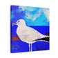 Seagulls Over Sea - Canvas