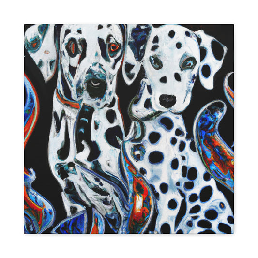 Dalmatian in Art Nouveau - Canvas