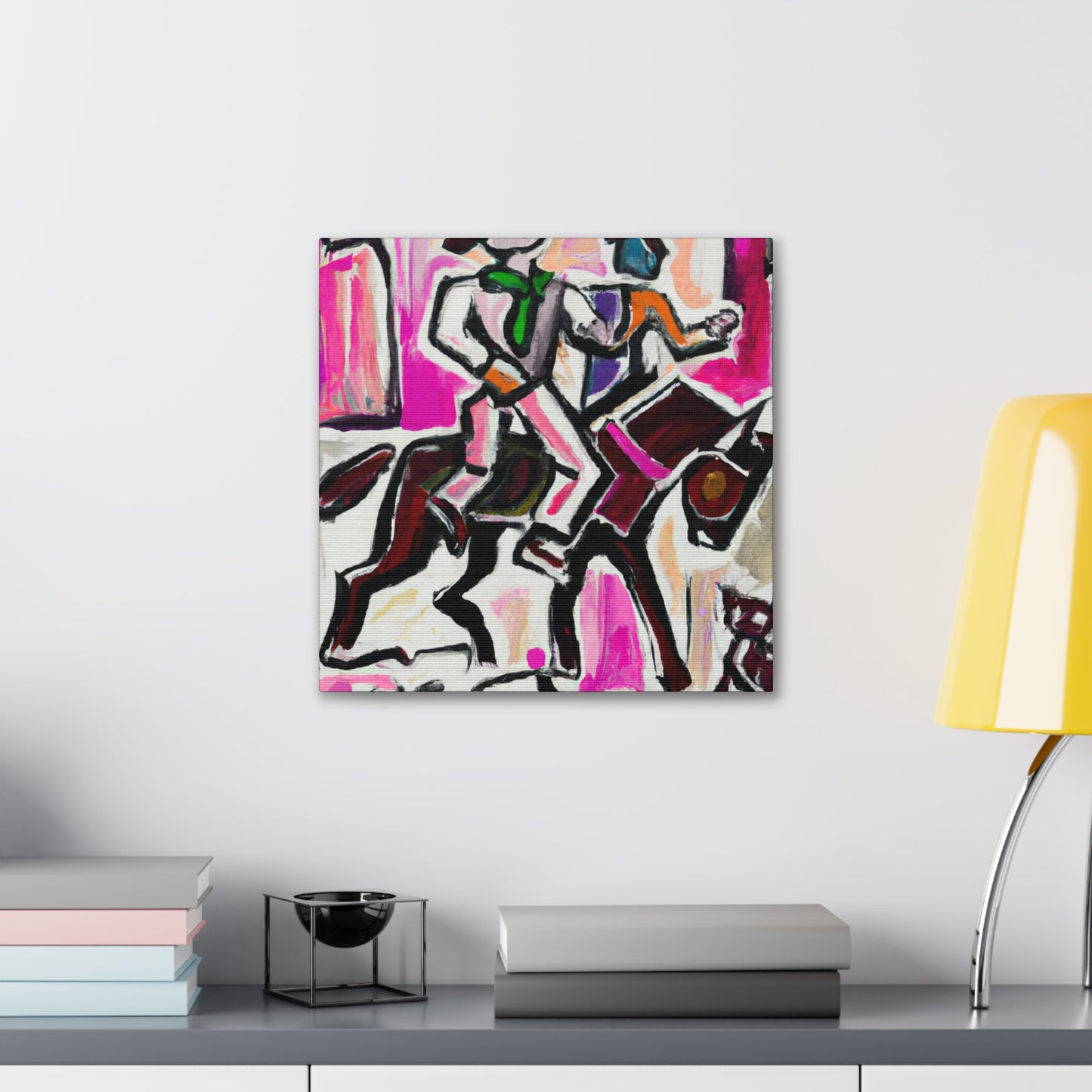 Rodeo in Abstract form - Canvas