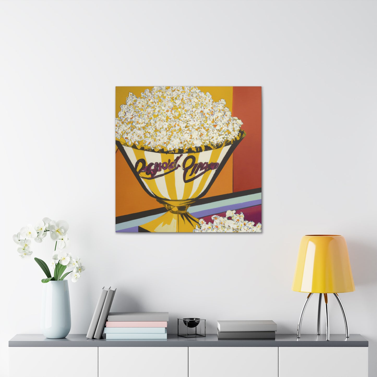 "Popcorn Art Deco Dream" - Canvas