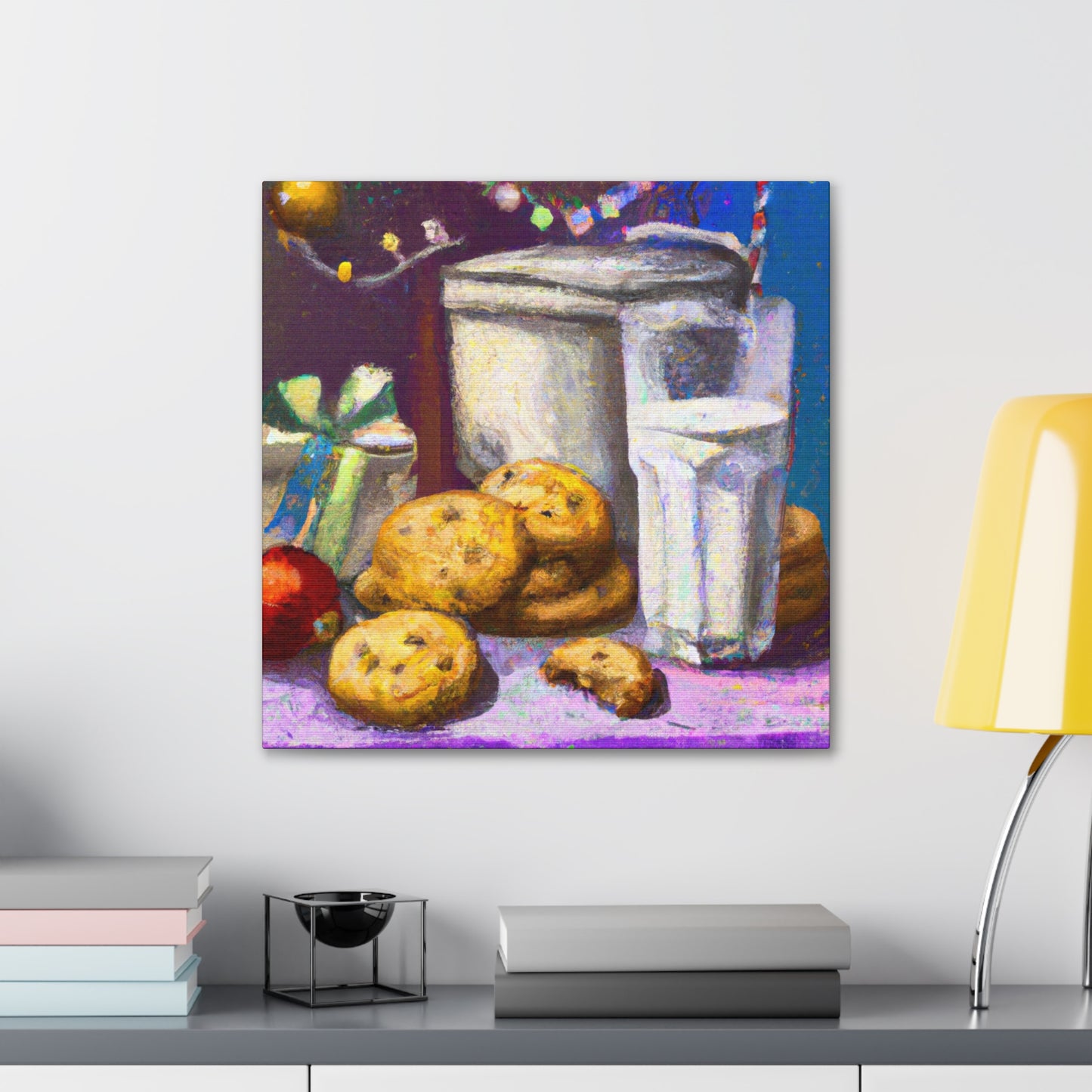 Milk and Cookies Feast - Canvas