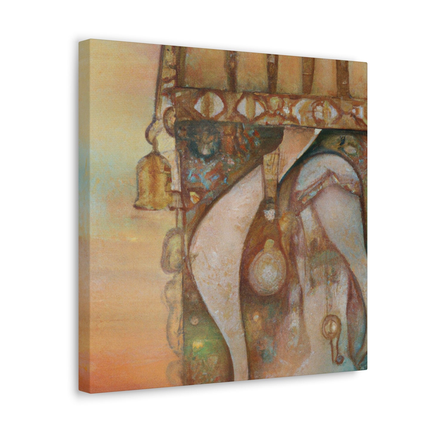 Manger in Steampunk Style - Canvas