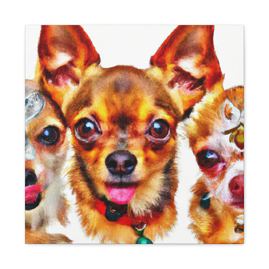 "Proud Chihuahua Pup" - Canvas