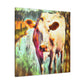 Milky Moo Mosaic - Canvas