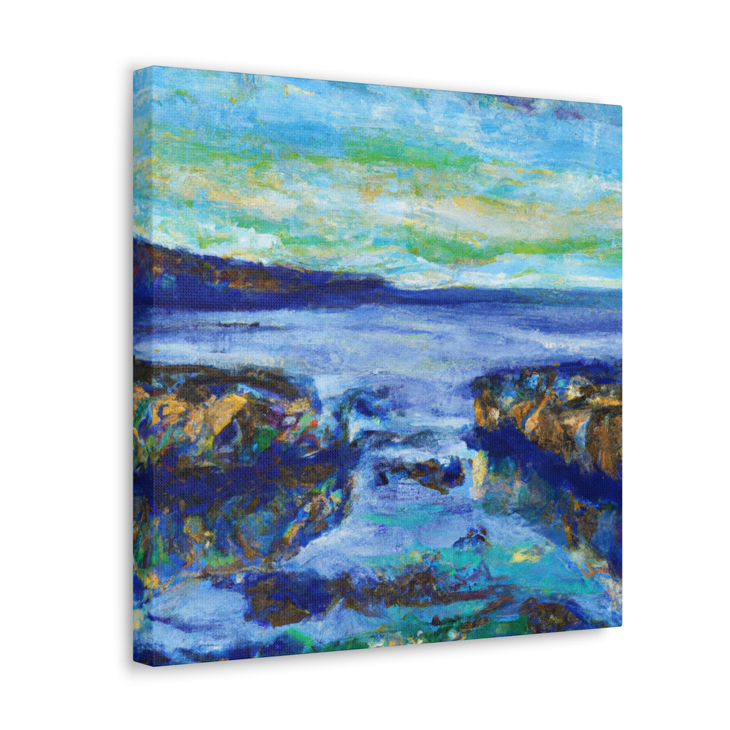 Coastline, Impressionist Style - Canvas