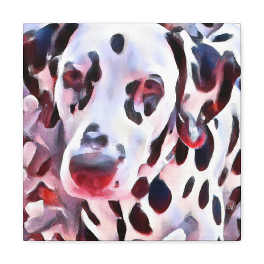 Dalmatian Spot Monochrome - Canvas