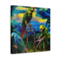 Amazon Parrot Dreams. - Canvas