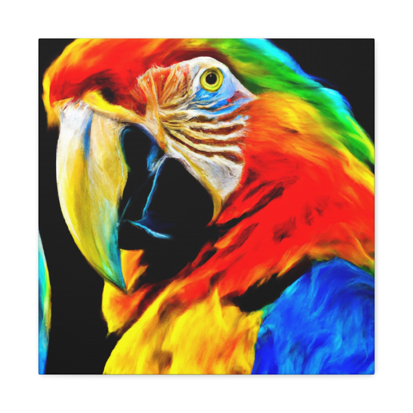 "Sky of Tropical Birds" - Canvas