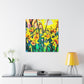 "A Bursting Daffodil" - Canvas