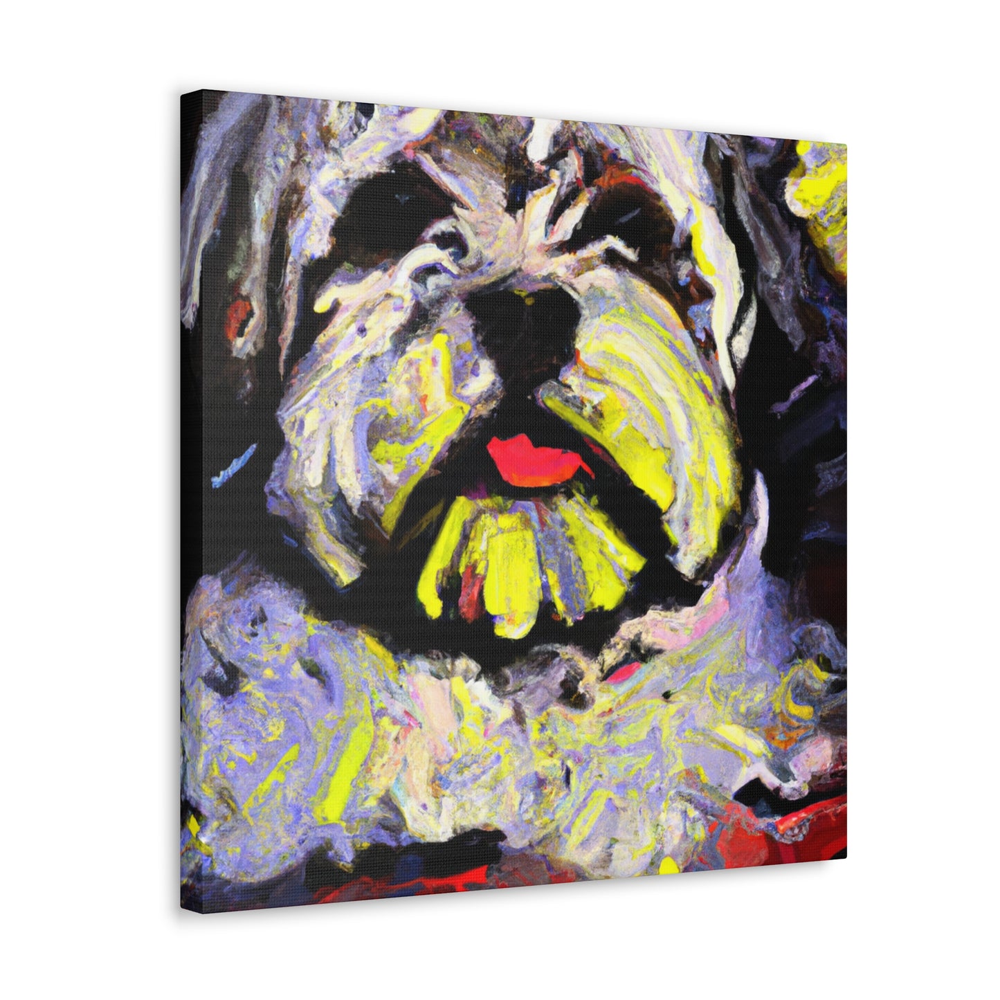 "Shih Tzu Expressionism Art" - Canvas