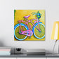 Riding on the Bicycle - Canvas