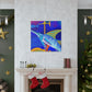 "Swordfish in Art Deco" - Canvas