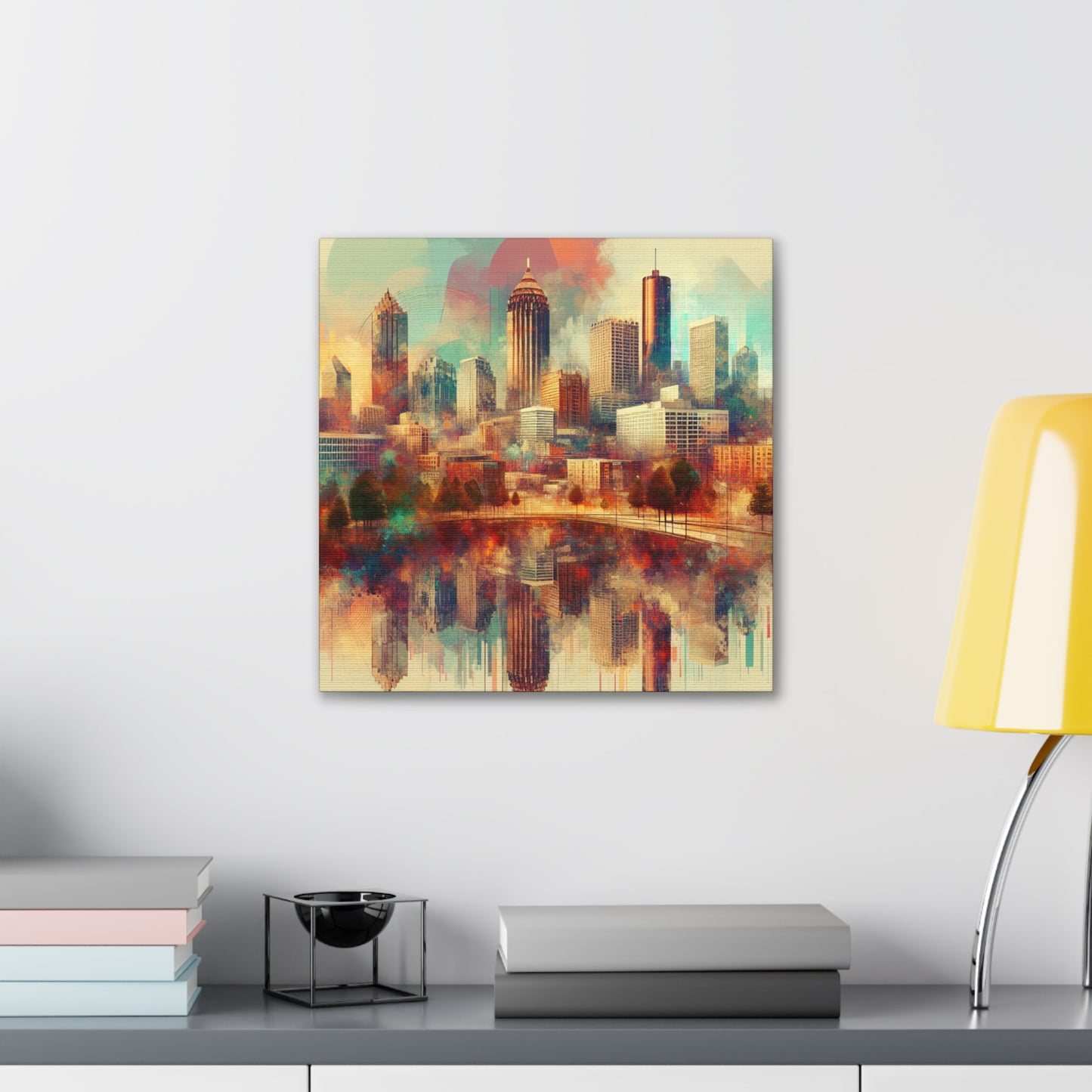 "Southern Skylines Unveiled" - Canvas