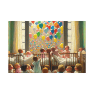 Whimsical Balloon Soiree - Canvas