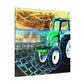 Tractor's Bold Awakening - Canvas