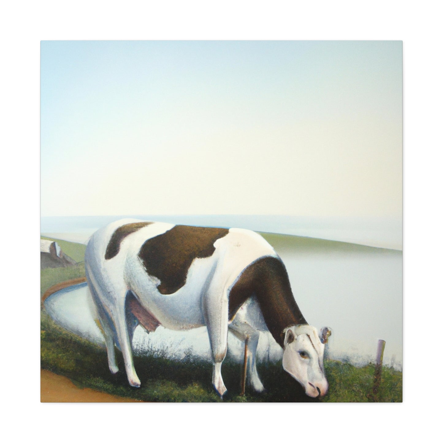 "Milky Dream of Cows" - Canvas