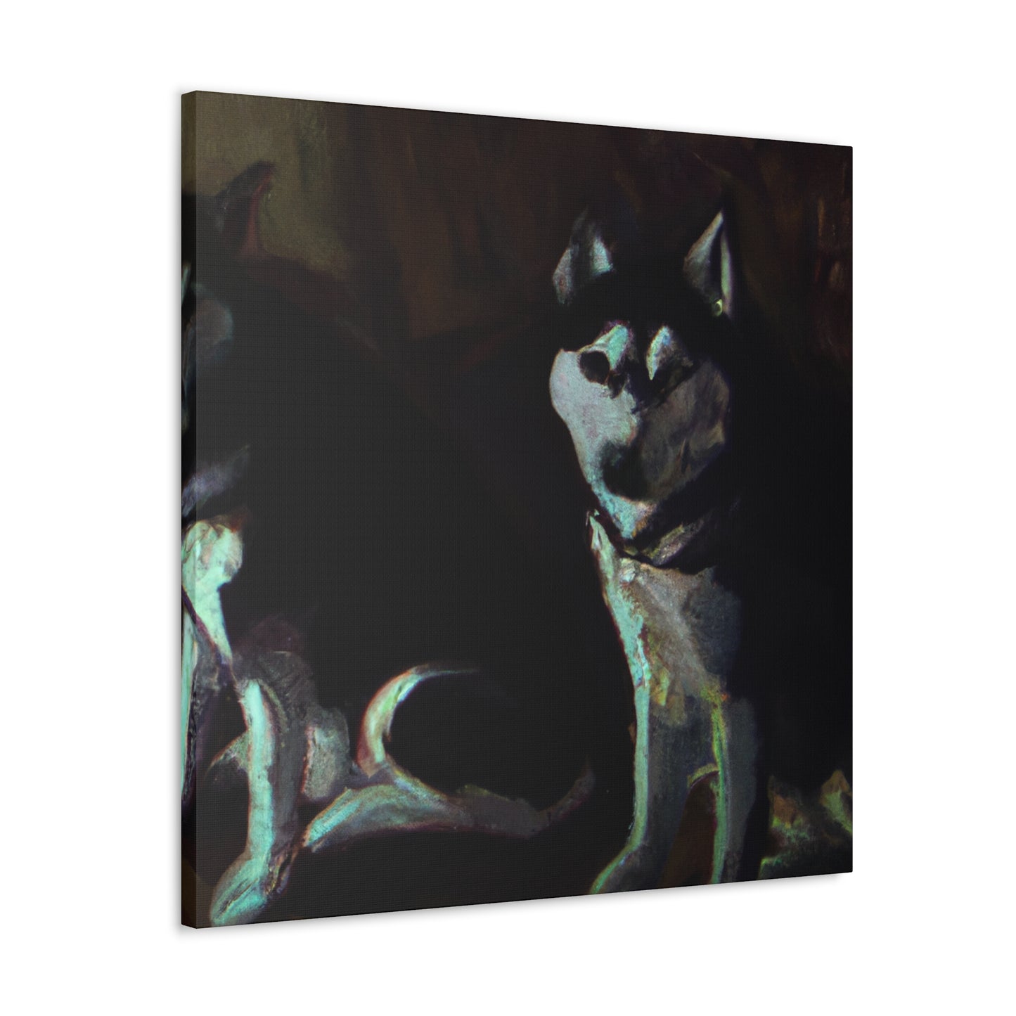 Siberian Husky Gaze - Canvas