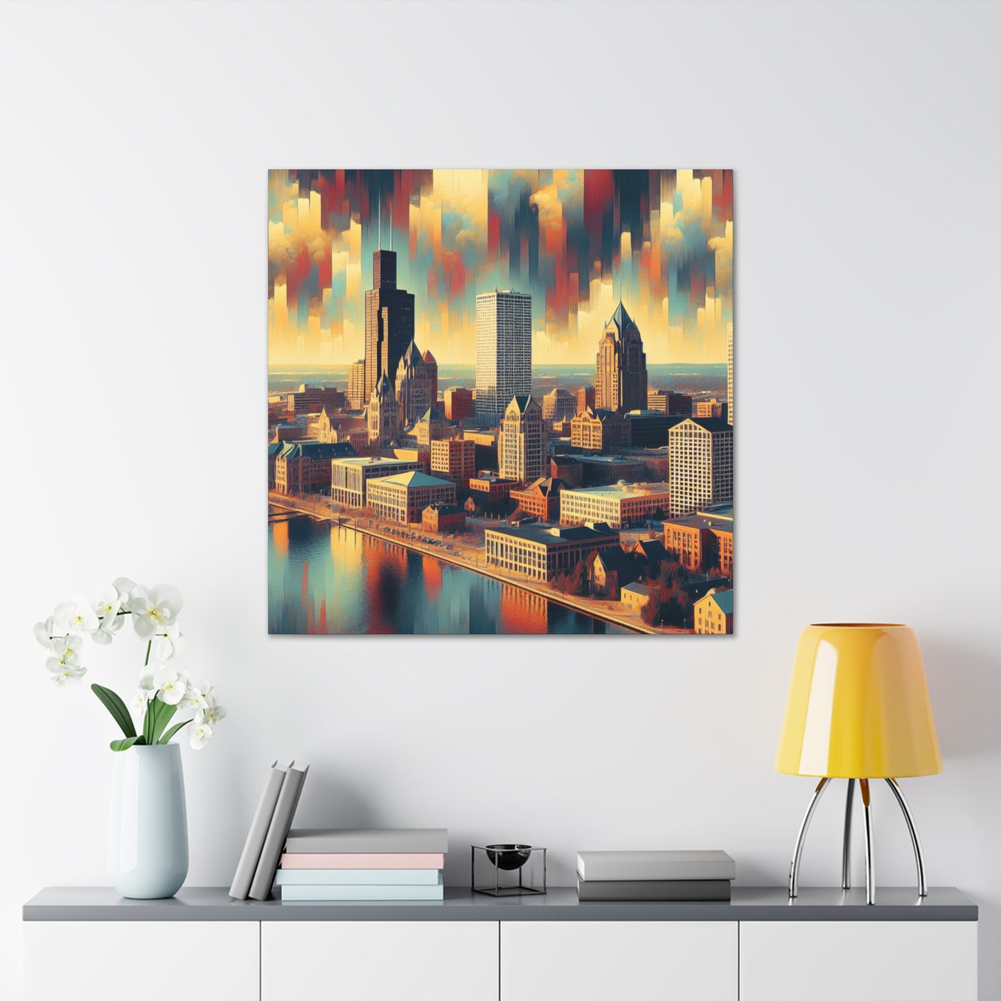 "Urban Echoes Unleashed" - Canvas