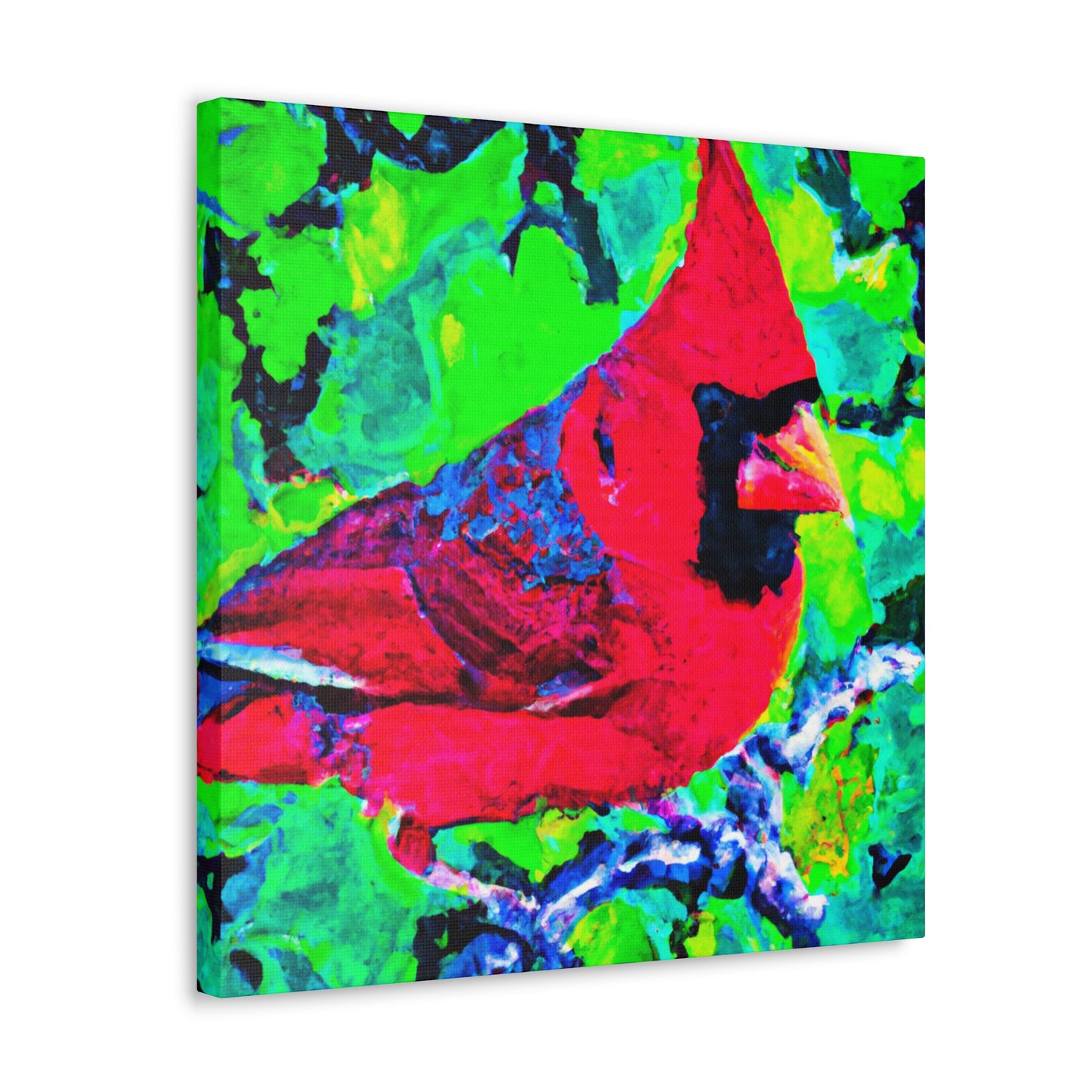 "Northern Cardinal Brilliance" - Canvas