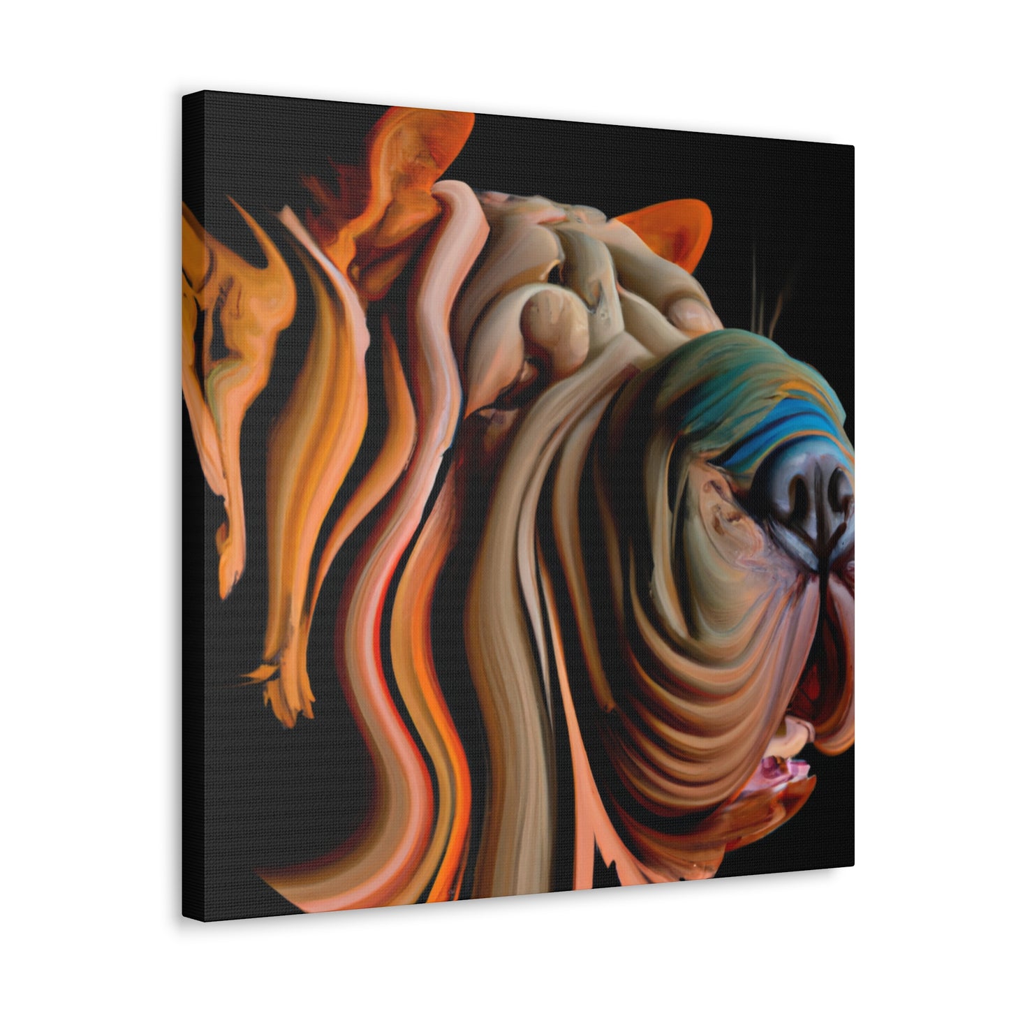 "Shar Pei Transformation Art" - Canvas