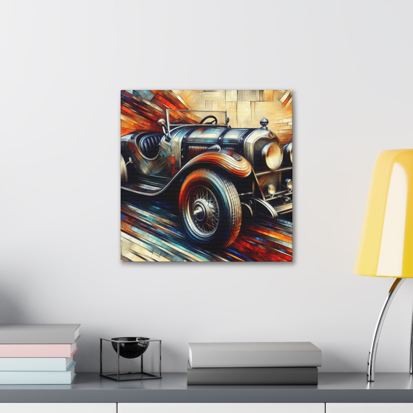 "Racing through Time" - Canvas