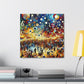 Joyful Celebrations in Motion - Canvas