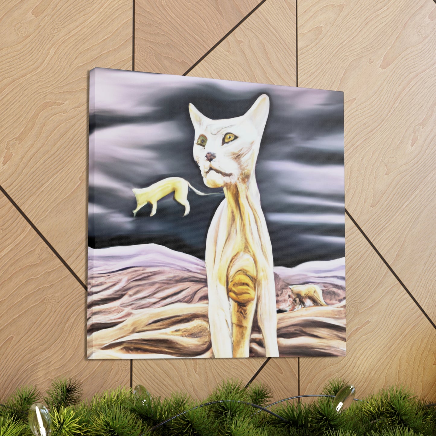 Caracal in Surrealism - Canvas