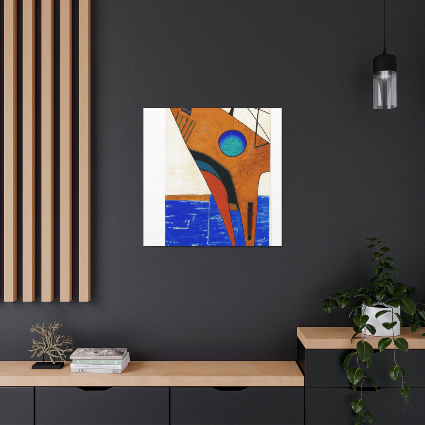 "Boat on the Canal" - Canvas