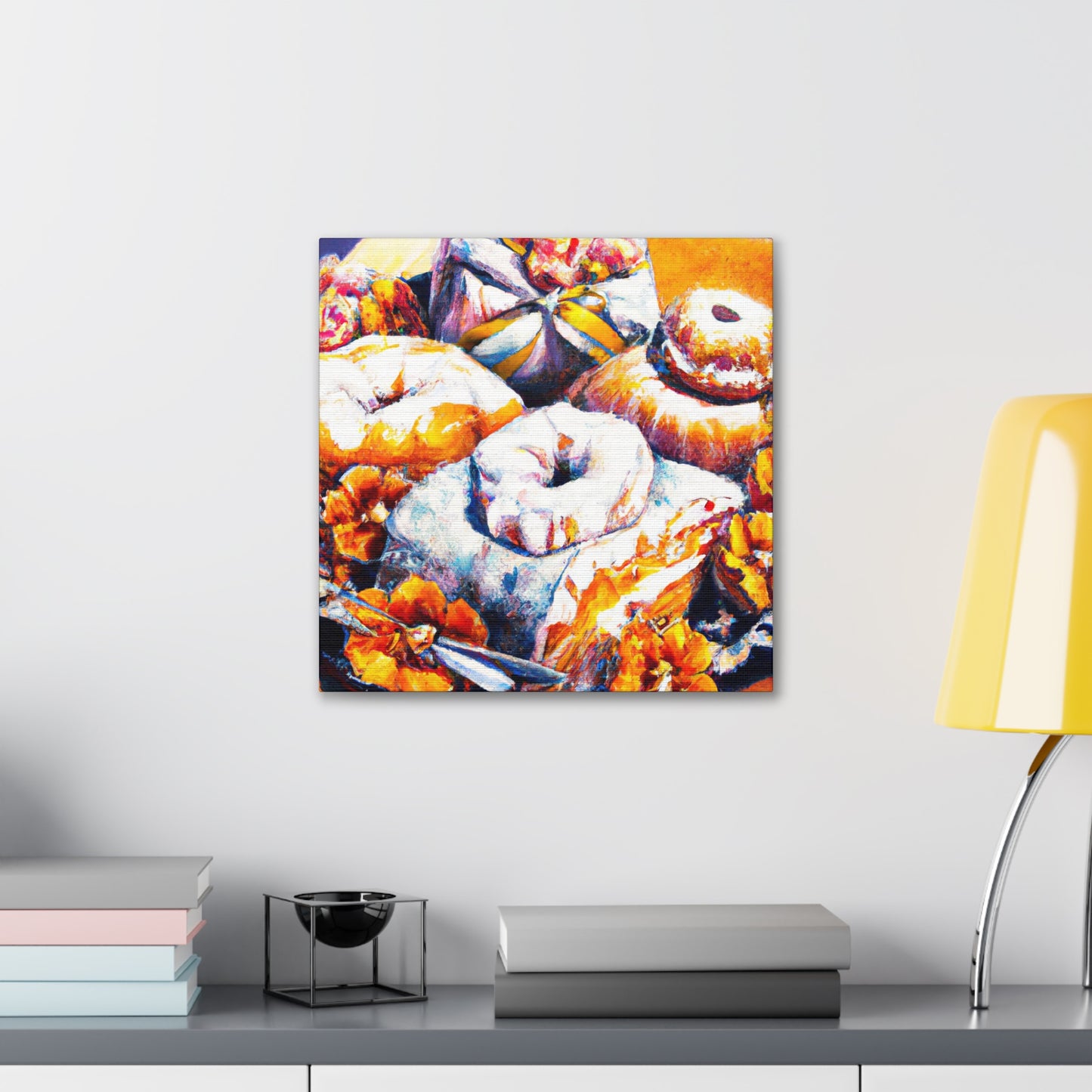 "Sugary Art Noveau Pastries" - Canvas