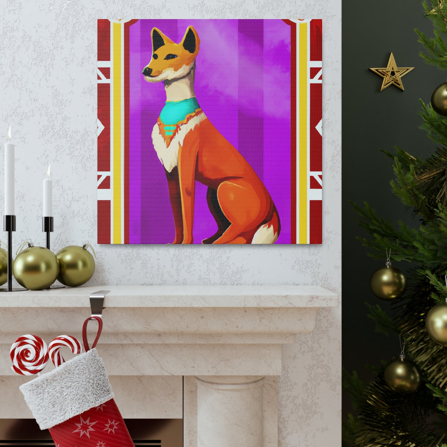 "Dhole of Glamour". - Canvas