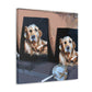 Golden Retriever Radiance - Canvas