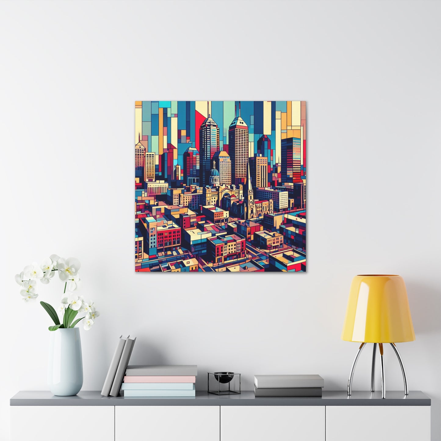 "Urban Canvas: Indy Impressions" - Canvas