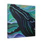 Humpback Whale DecoReflection - Canvas