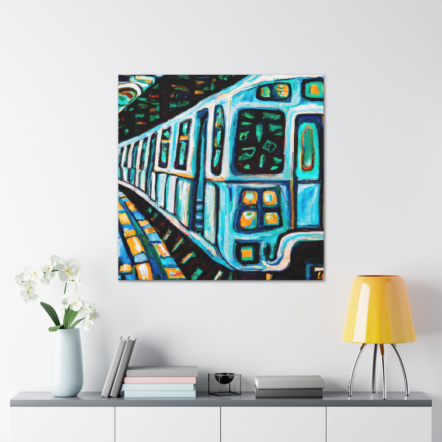 Subway Train Vizionary - Canvas