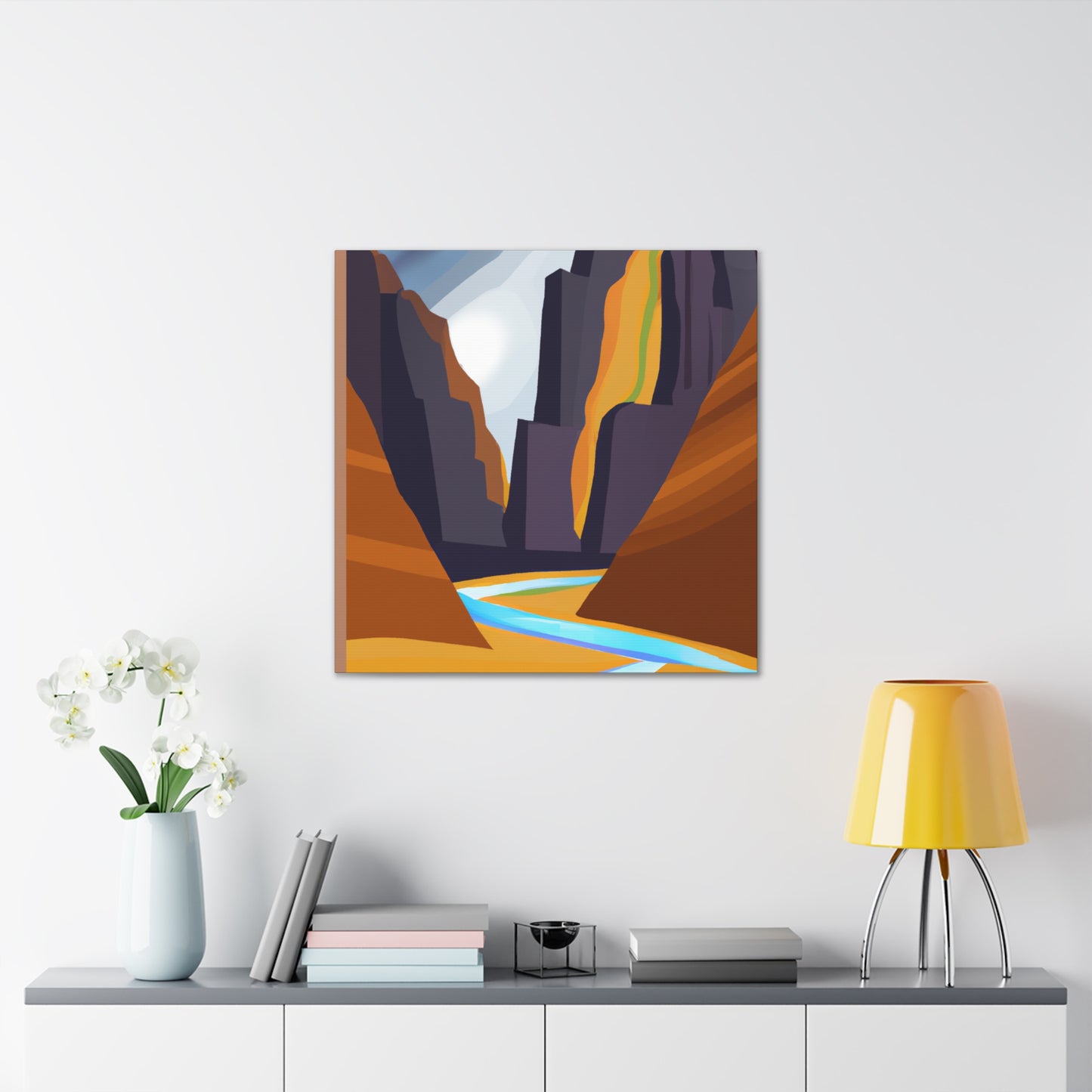 "Canyon of Radiant Light" - Canvas