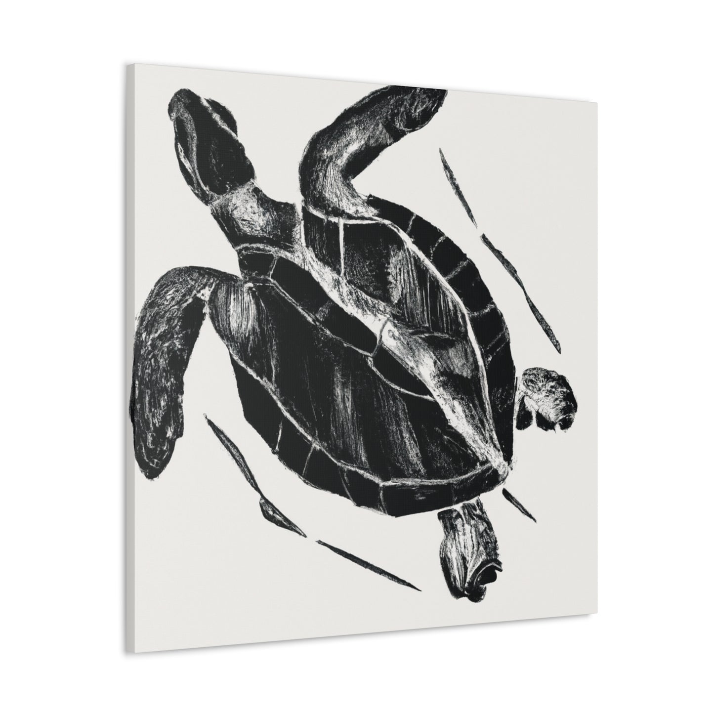 "Sea Turtle's Solitude" - Canvas