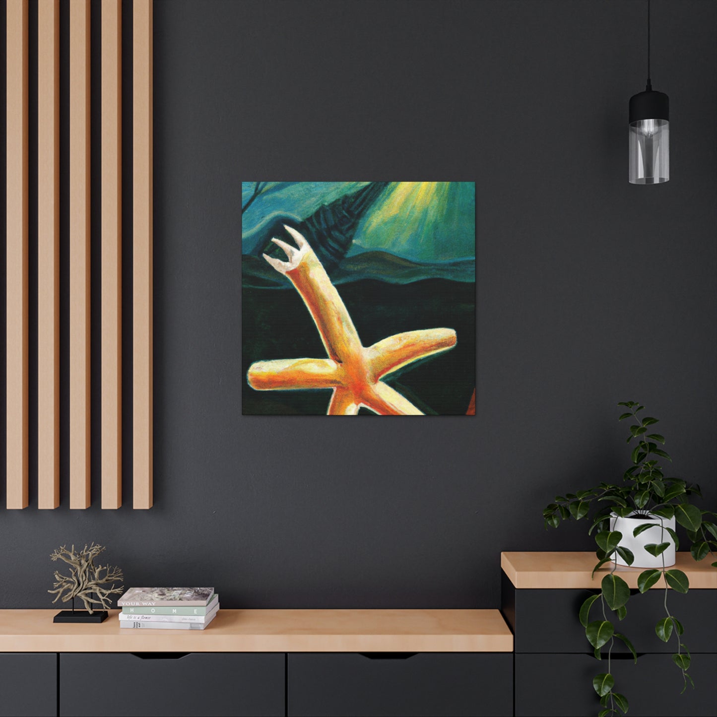 "Life Among the Starfish" - Canvas