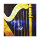 Harp Symphony in Blue - Canvas