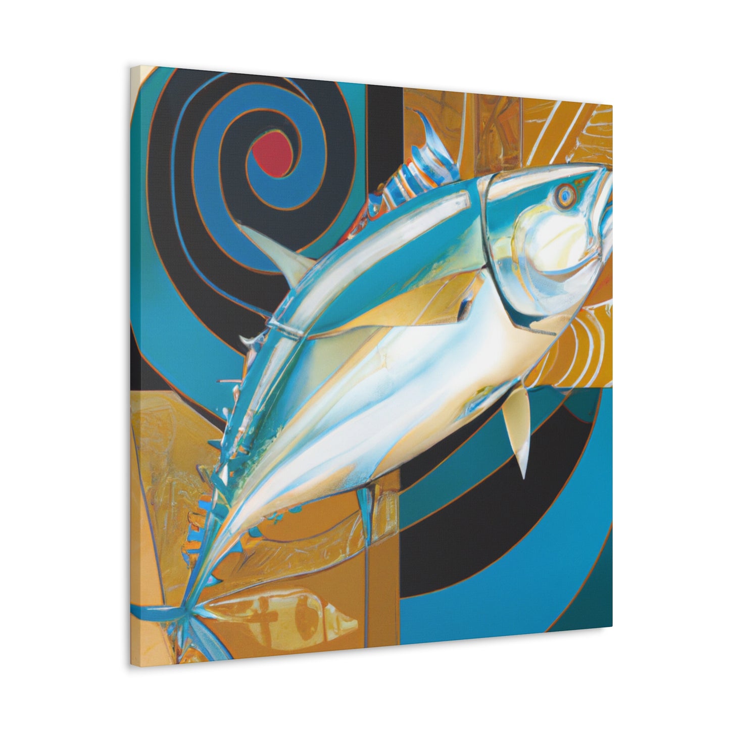 "Tuna Fish Art Deco". - Canvas